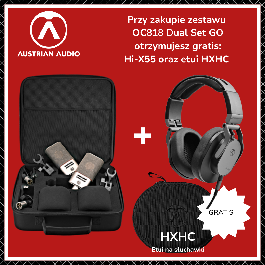 Austrian Audio OC818 Dual Set GO + Hi-X55 + Case HXCX